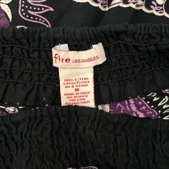 Cotton Mini Skirt with Vibrant Print Perfect for Festivals / Medium - Picture 4 of 4